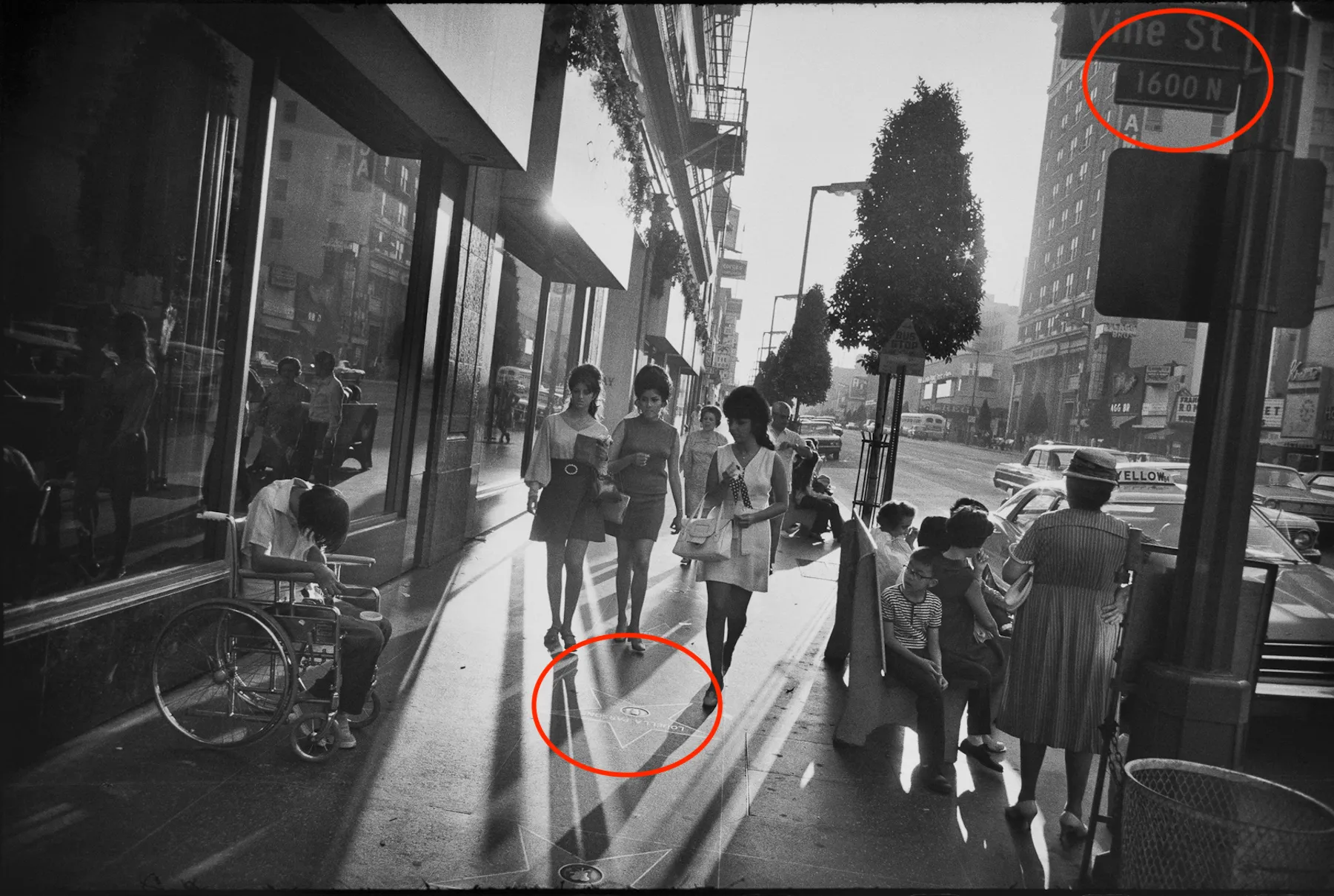 Los Angeles, 1969, annotated.