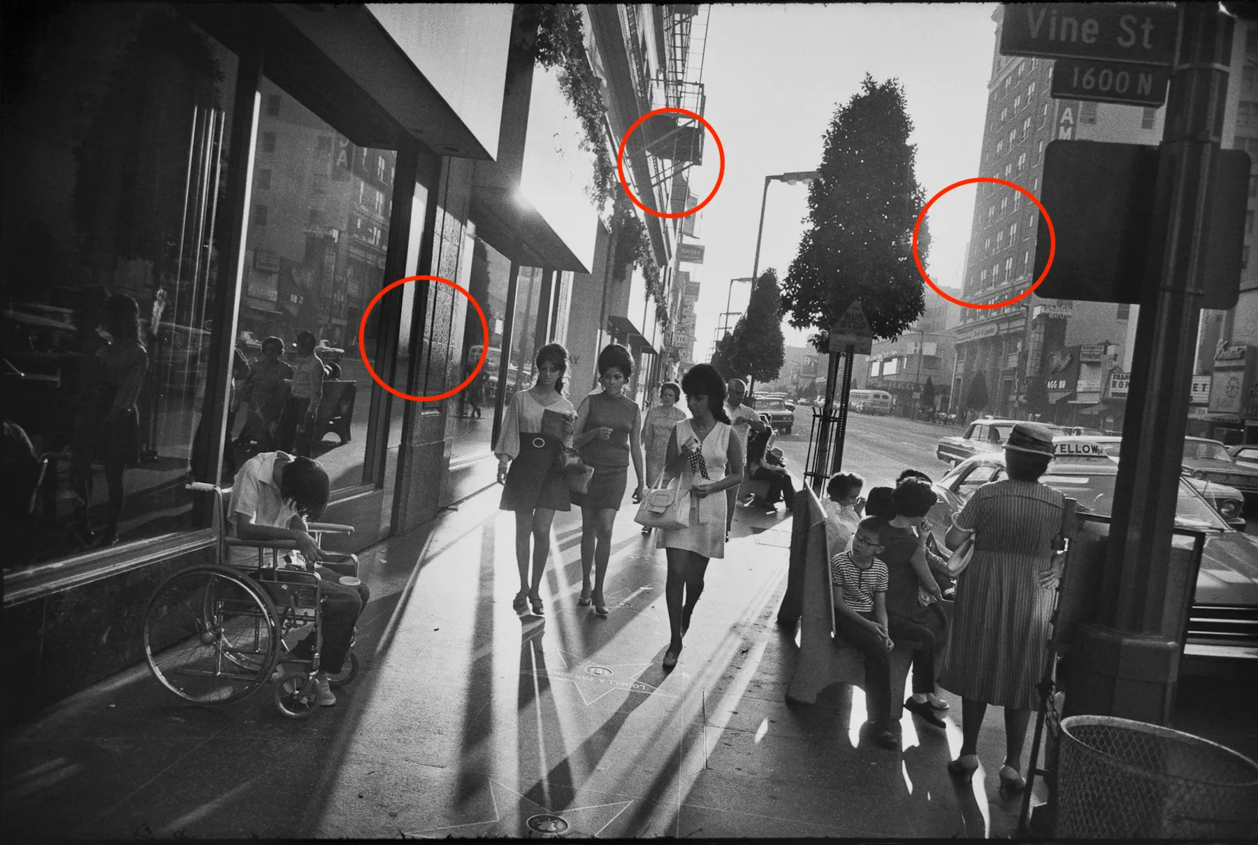 Los Angeles, 1969, annotated.