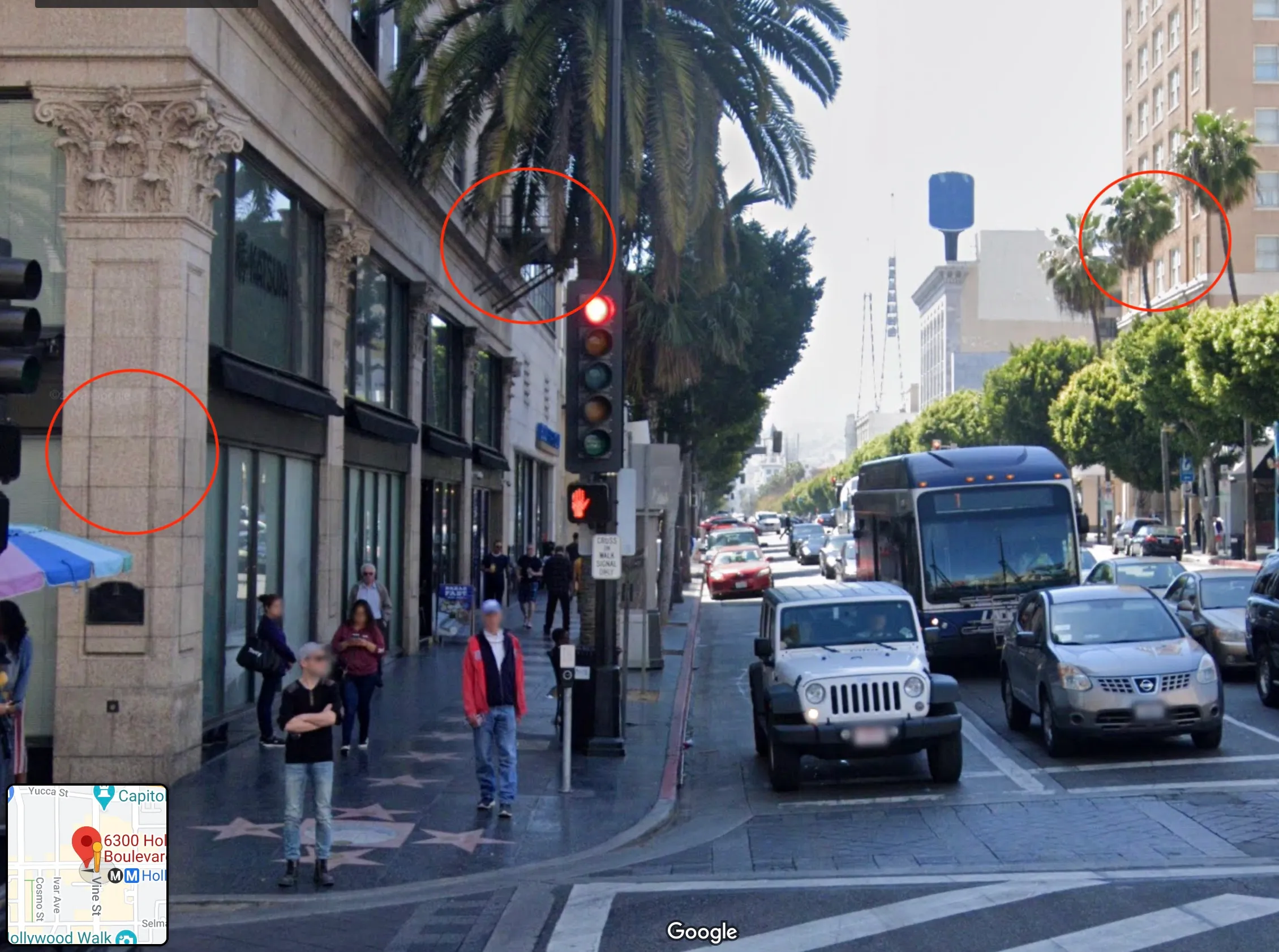 Los Angeles, Google Street View.