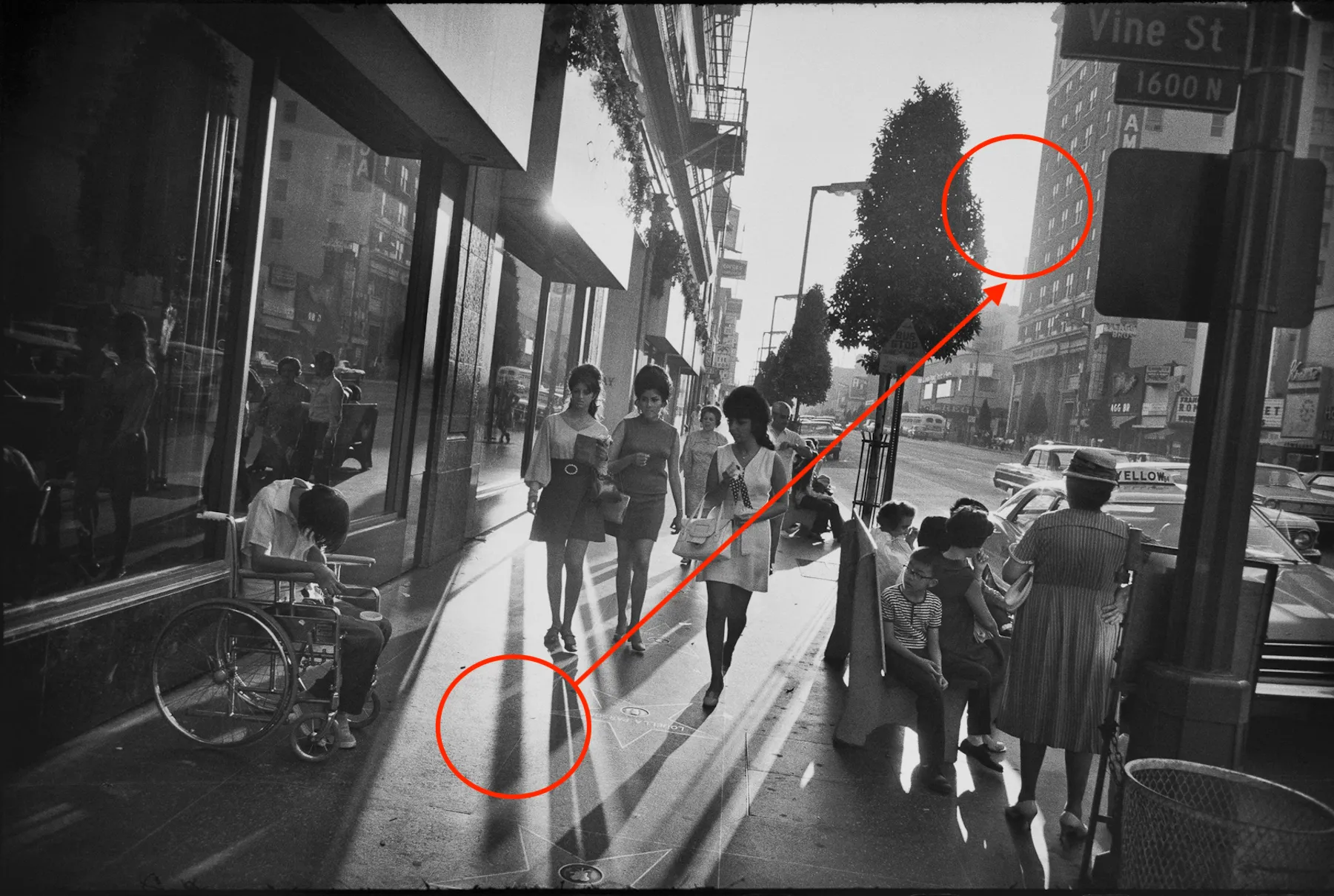 Los Angeles, 1969, annotated.