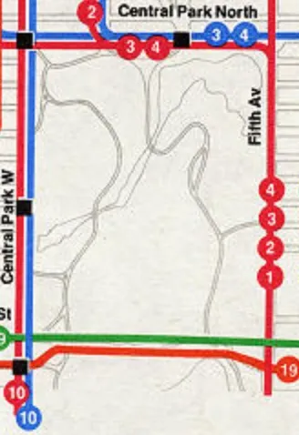 New York, 1962, Historical Bus Route